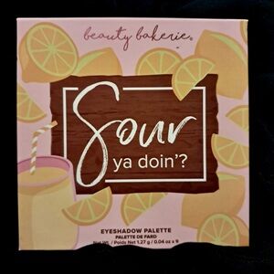 Beauty Bakerie Sour Ya Doin'? Eyeshadow Palette with Citrus Motif